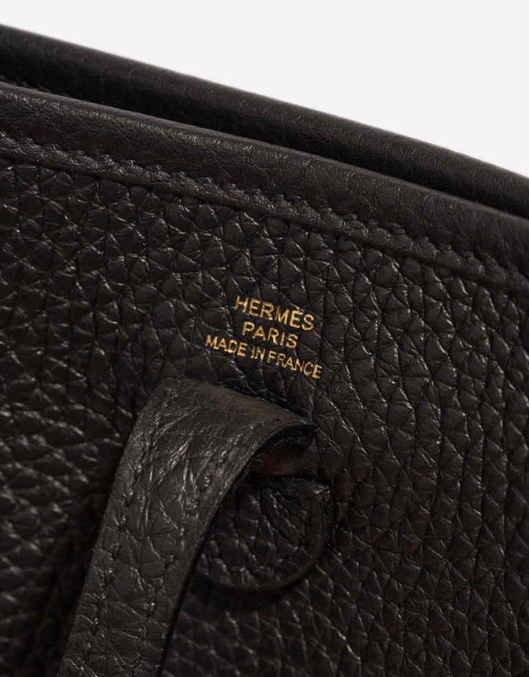 Hermès Evelyne 16 Taurillon Clémence Black Logo | Vendre votre sac de créateur