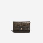 Chanel Timeless Camellia Wallet On Chain Lamb Black / Gold Front | Sell your designer bag