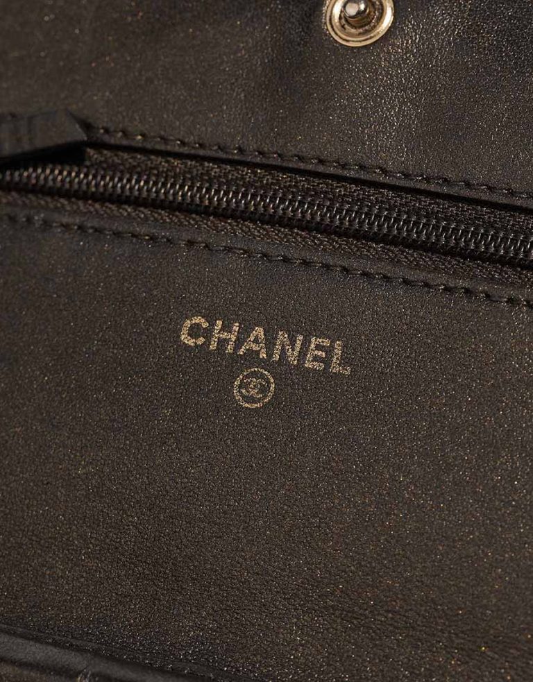 Chanel Timeless Camellia Wallet On Chain Lamb Black / Gold Logo | Sell your designer bag