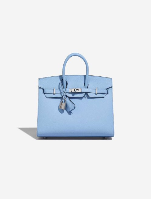 Hermès Birkin 25 Epsom Bleu Céleste Front | Verkaufen Sie Ihre Designertasche