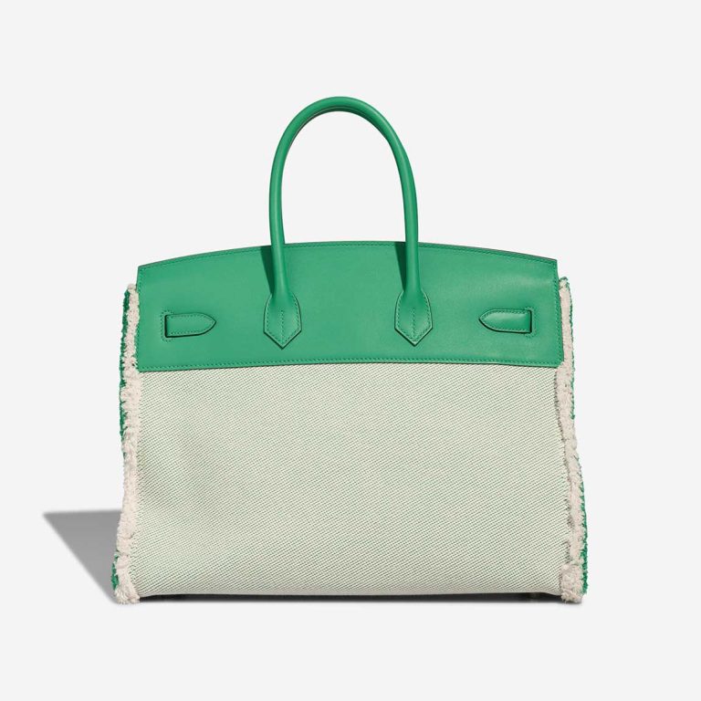 Hermès Birkin Fray 35 Swift / Toile Vert Menthe | Verkaufen Sie Ihre Designertasche