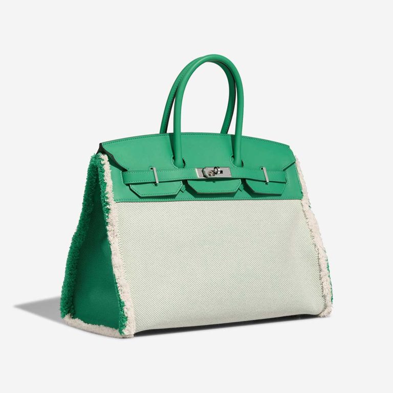 Hermès Birkin Fray 35 Swift / Toile Vert Menthe | Verkaufen Sie Ihre Designertasche