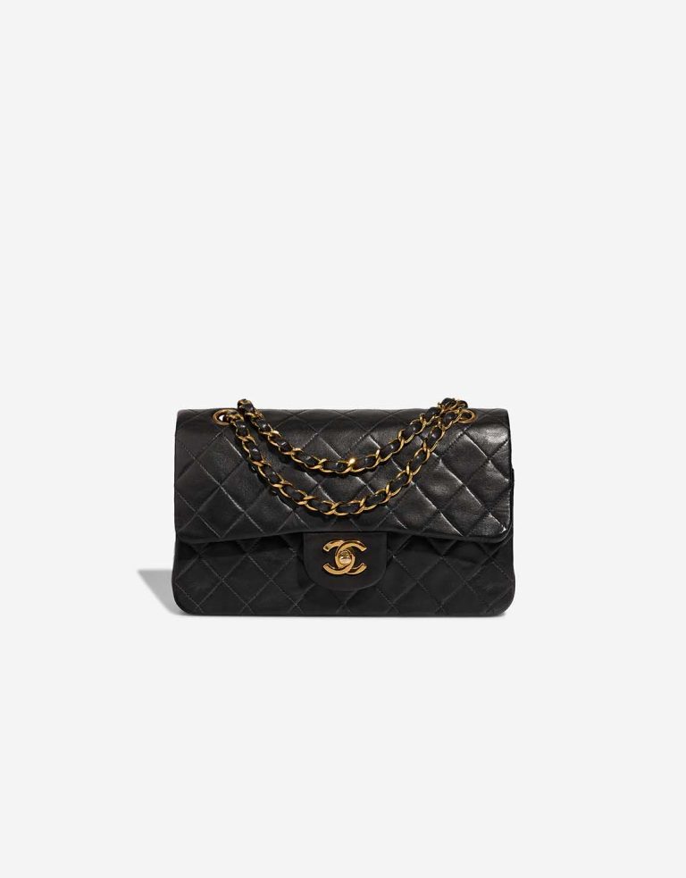 Chanel Timeless Small Lamb Black Front | Sell your designer bag