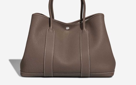 Hermès Garden Party 36 Clémence Étoupe Front | Verkaufen Sie Ihre Designertasche