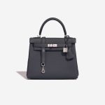 Hermès Kelly 25 Togo Gris Misty Front | Verkaufen Sie Ihre Designer-Tasche