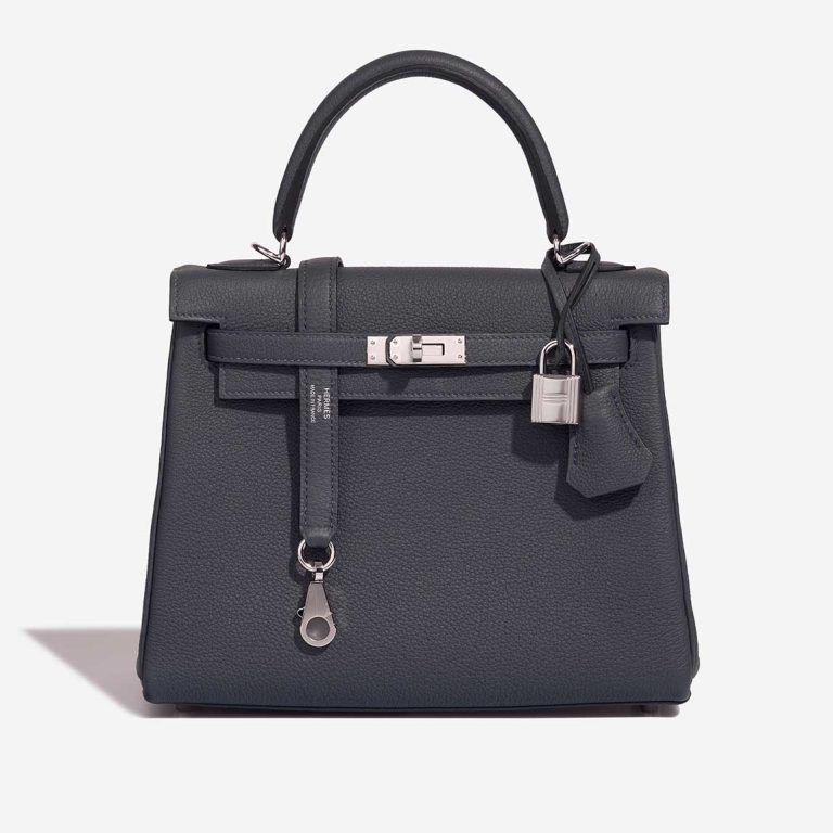 Hermès Kelly 25 Togo Gris Misty Front | Sell your designer bag