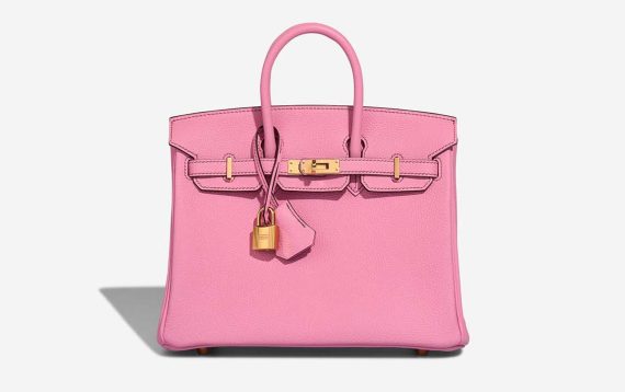 Hermès Birkin 25 Togo Bubblegum Front | Vendre votre sac de créateur