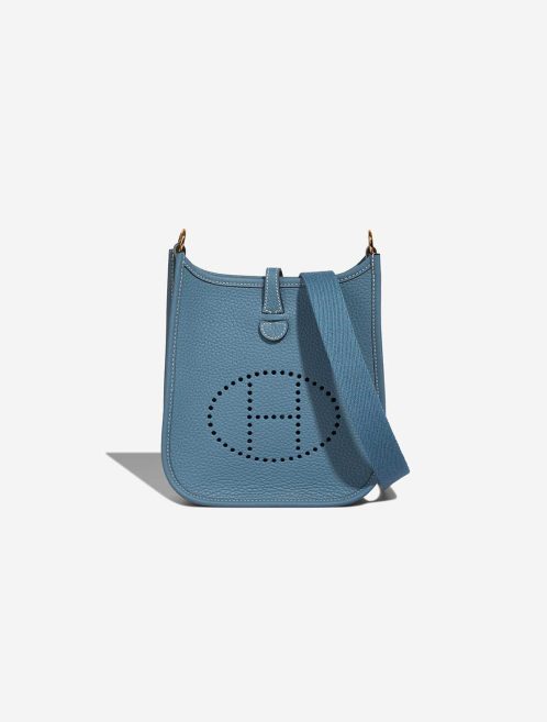 Hermès Evelyne 16 Taurillon Clémence Bleu Jean Front | Verkaufen Sie Ihre Designertasche