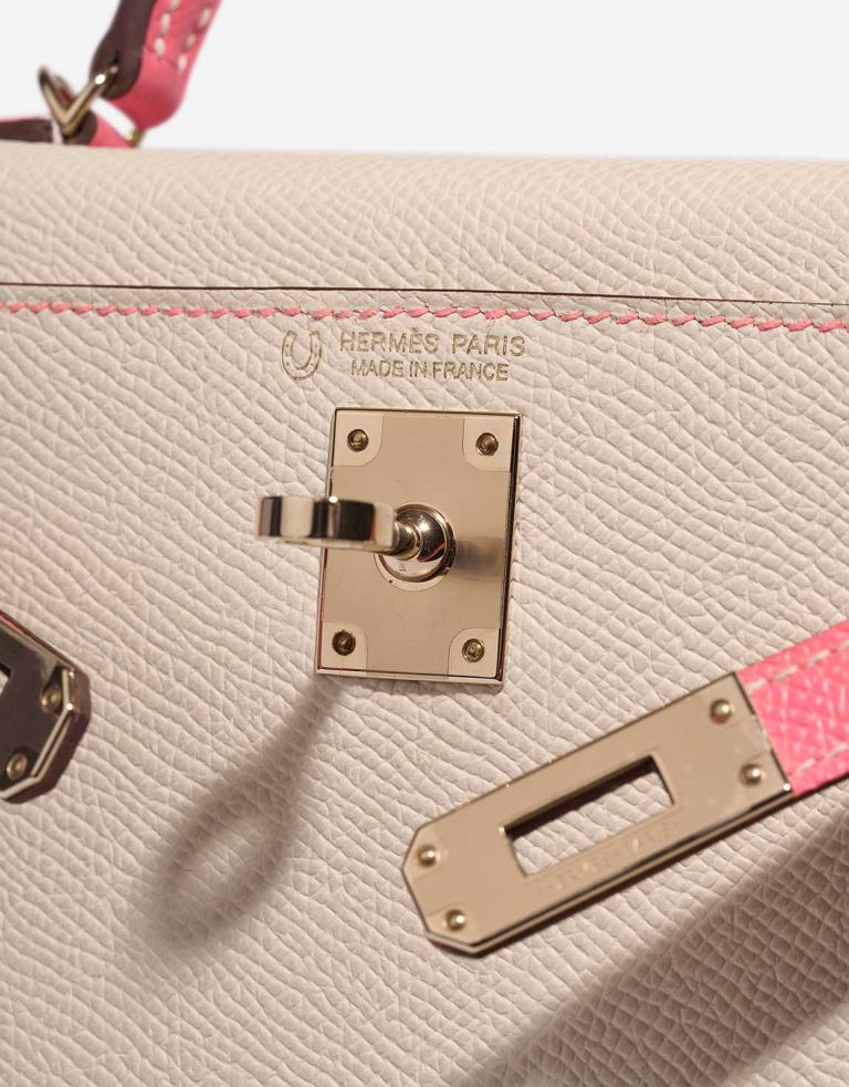 Hermès Kelly HSS Mini Epsom Nata / Rose Azalée Logo | Verkaufen Sie Ihre Designer-Tasche