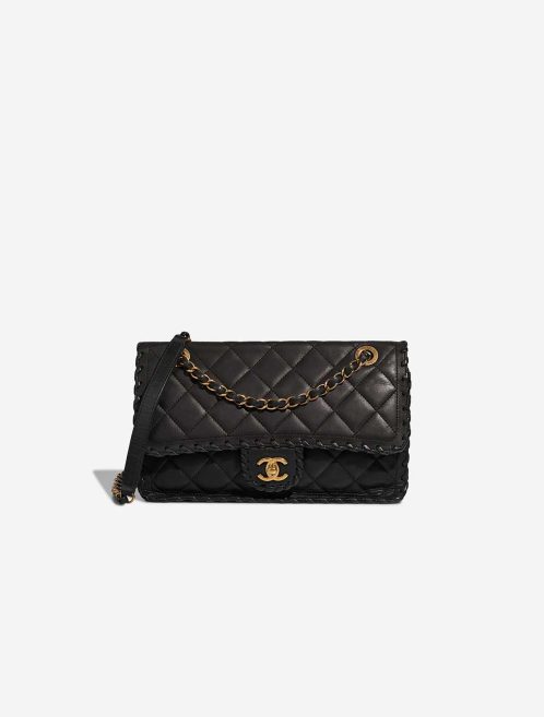 Chanel Timeless Medium Coated Kalbsleder Black Front | Verkaufen Sie Ihre Designer-Tasche