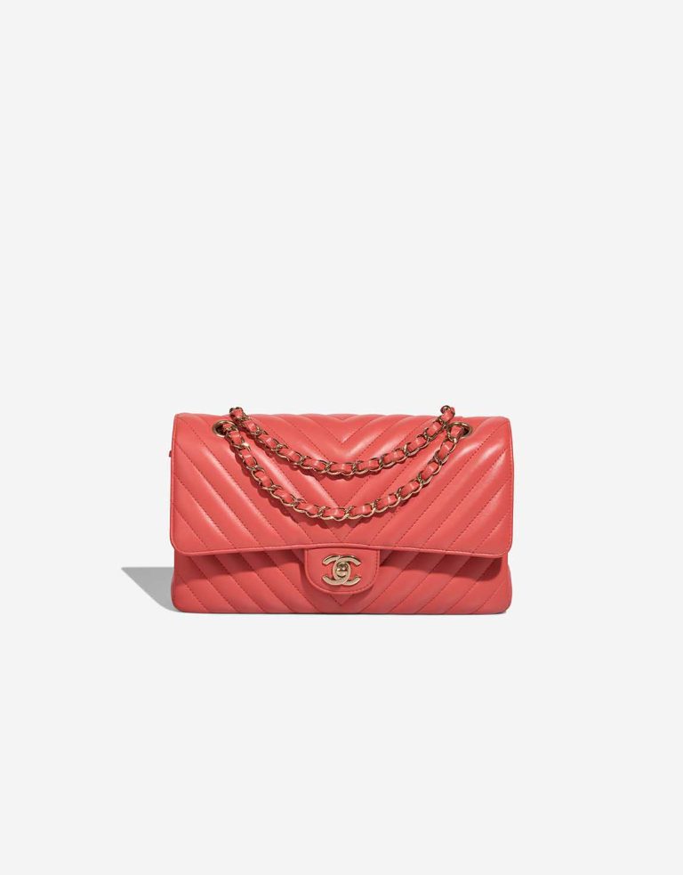 Chanel Timeless Medium Lamb Pink Front | Sell your designer bag