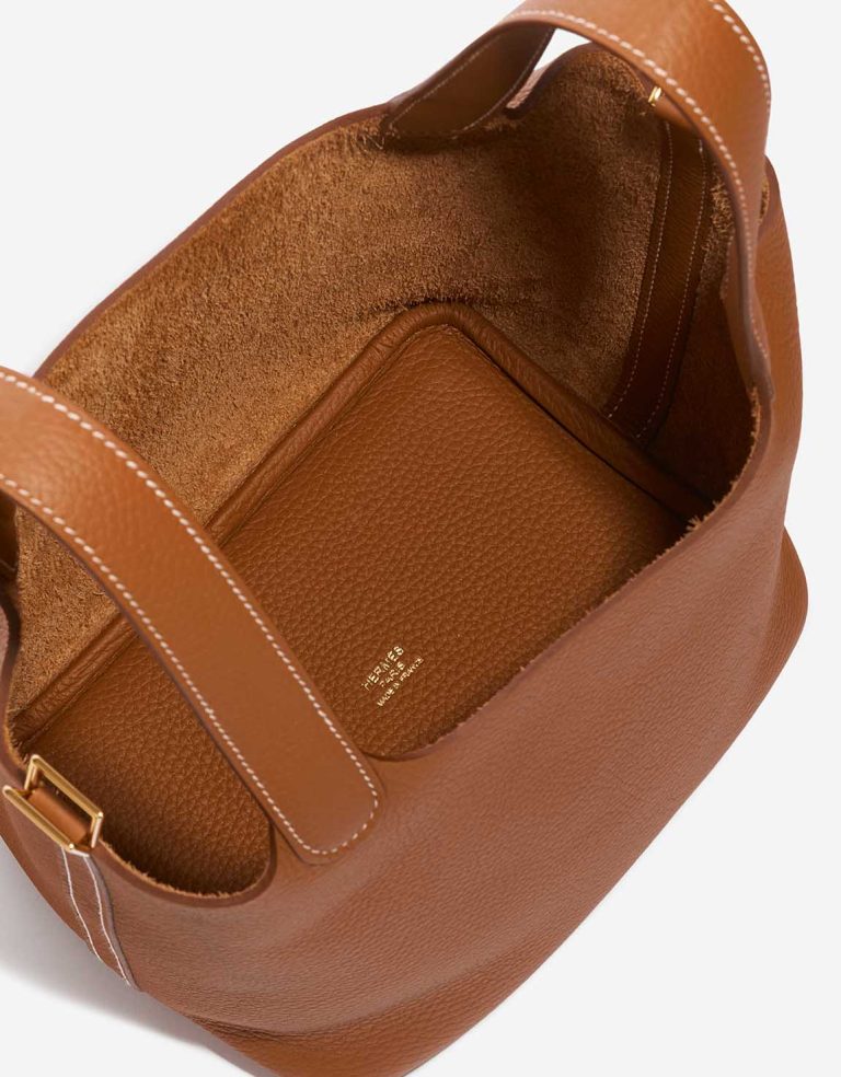 Hermès Picotin 18 Taurillon Clémence Gold Inside | Vendre votre sac de créateur