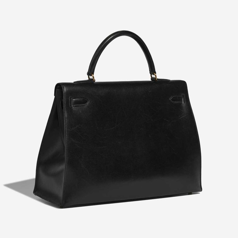 Hermès Kelly 35 Box Schwarz | Verkaufen Sie Ihre Designertasche