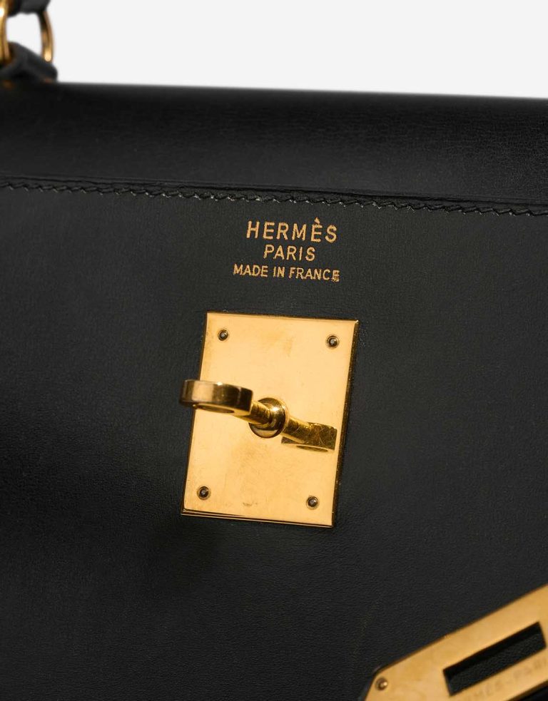 Hermès Kelly 35 Box Schwarzes Logo | Verkaufen Sie Ihre Designertasche