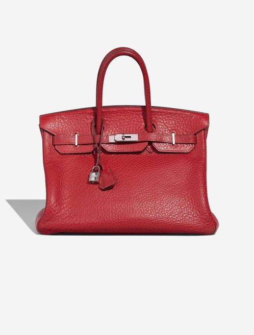 Hermès Birkin 35 Buffalo Rouge Vif Front | Vendez votre sac de créateur