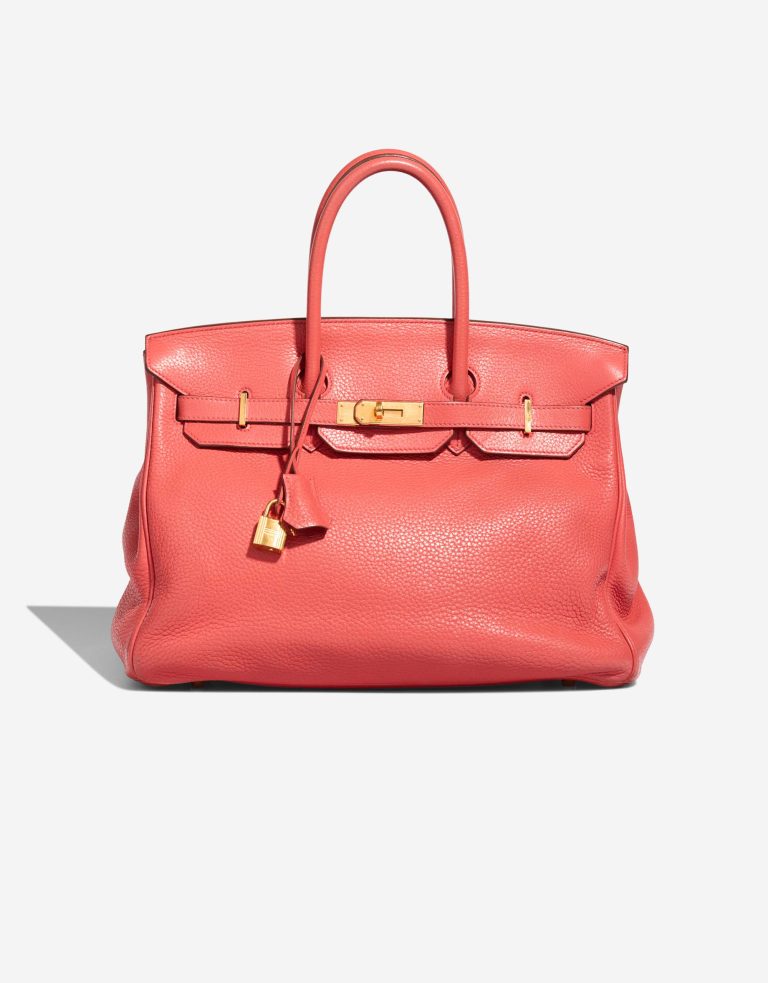 Hermès Birkin 35 Clémence Rouge Duchesse Front | Verkaufen Sie Ihre Designertasche
