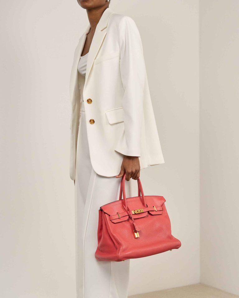 Hermès Birkin 35 Clémence Rouge Duchesse Front | Verkaufen Sie Ihre Designertasche