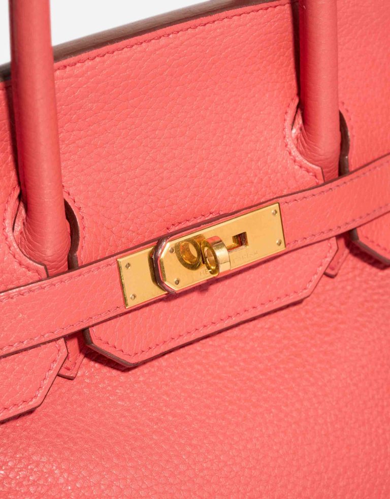 Hermès Birkin 35 Clémence Rouge Duchesse Système de fermeture | Vendre votre sac de créateur