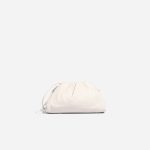 Bottega Veneta Pouch Mini Kalbsleder White Front | Verkaufen Sie Ihre Designer-Tasche