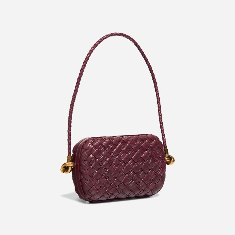 Bottega Veneta Knot Clutch Calf Burgundy | Sell your designer bag