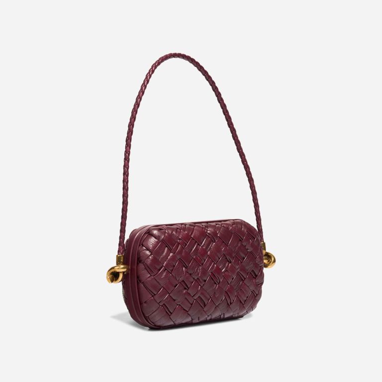 Bottega Veneta Knot Clutch Calf Burgundy | Sell your designer bag