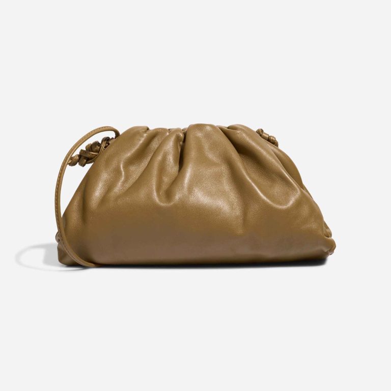 Bottega Veneta Pouch Mini Calf Brown Front | Sell your designer bag