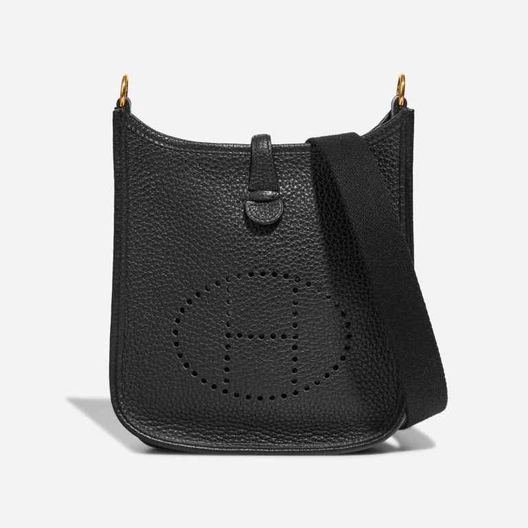 Hermès Evelyne 16 Clémence Black Front | Vendre votre sac de créateur