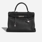 Hermès Kelly 35 Togo Schwarz Front | Verkaufen Sie Ihre Designer-Tasche