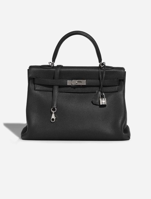 Hermès Kelly 35 Togo Schwarz Front | Verkaufen Sie Ihre Designer-Tasche