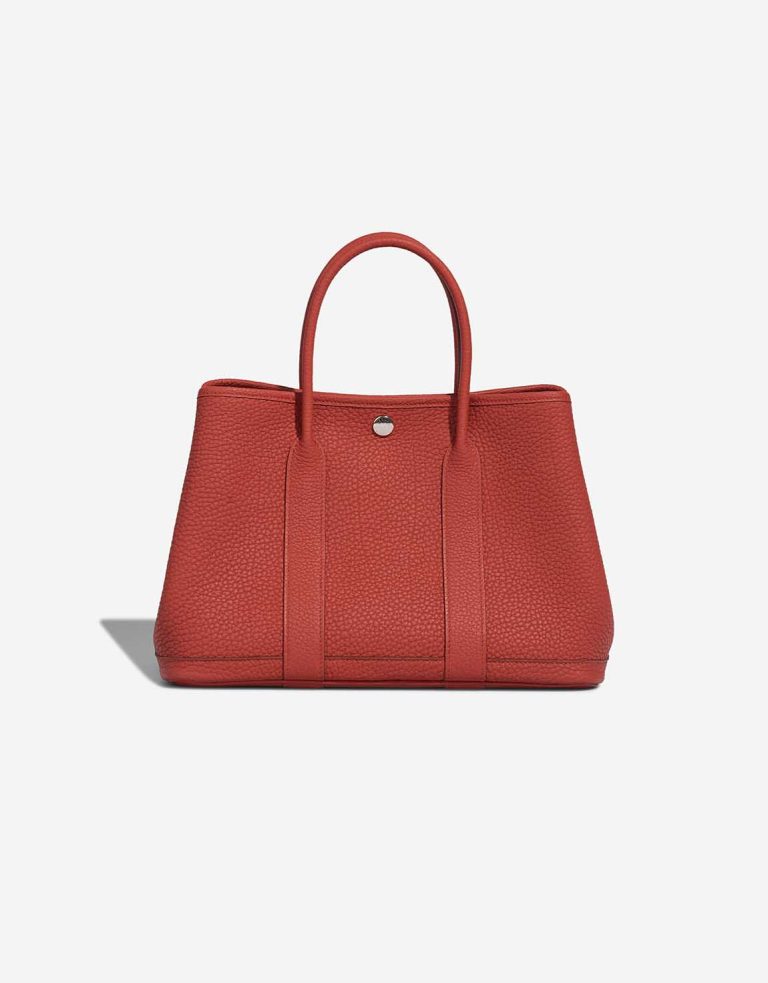 Hermès Garden Party 30 Veau Négonda Sanguine Front | Verkaufen Sie Ihre Designertasche