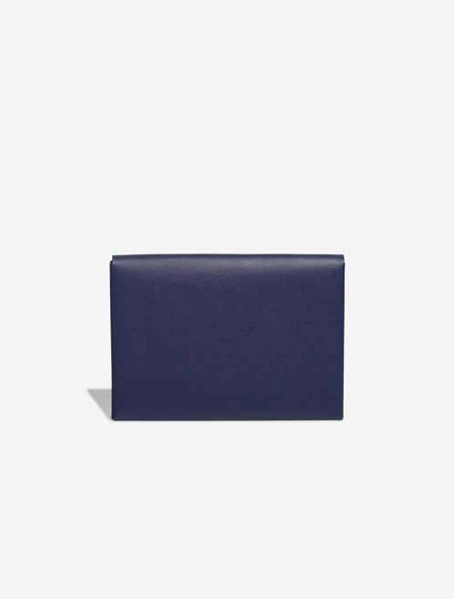 Hermès Calvi Pouch Epsom Bleu Saphir / Black Front | Vendre votre sac de créateur