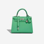 Hermès Kelly 25 Epsom Vert Comics Front | Vendre votre sac de créateur