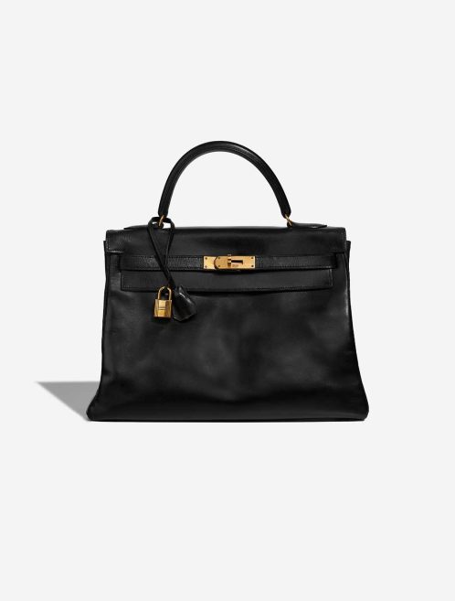 Hermès Kelly 32 Box Noir Front | Vendez votre sac de créateur
