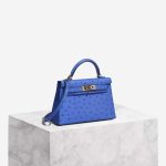 Hermès Kelly HSS Mini Ostrich Bleuet / Bleu de France Front | Sell your designer bag