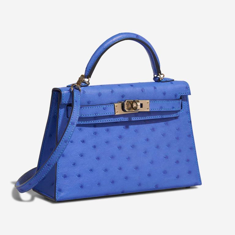 Hermès Kelly HSS Mini Ostrich Bleuet / Bleu de France | Sell your designer bag