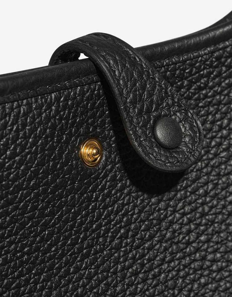 Hermès Evelyne 16 Taurillon Clémence Black Front | Sell your designer bag
