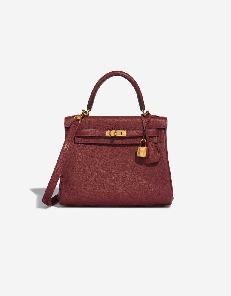Hermès Kelly 25 Togo Rouge H Front | Verkaufen Sie Ihre Designertasche