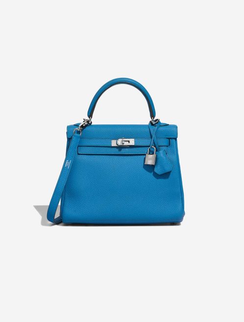 Hermès Kelly 25 Togo Bleu Zanzibar Front | Verkaufen Sie Ihre Designertasche