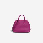 Hermès Bolide Mini Chèvre Mysore Rose Pourpre Front | Sell your designer bag