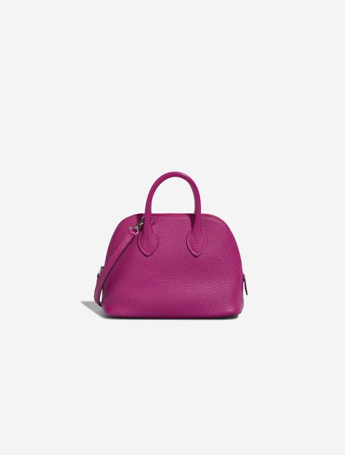 Hermès Bolide Mini Chèvre Mysore Rose Pourpre Front | Sell your designer bag
