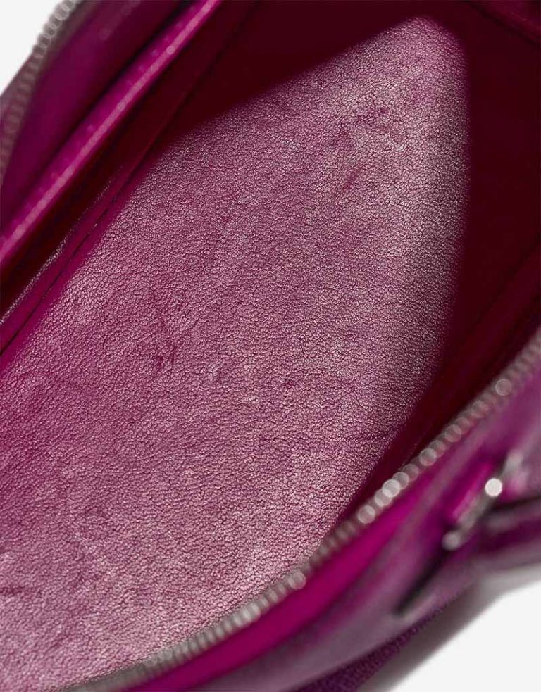 Hermès Bolide Mini Chèvre Mysore Rose Pourpre Signs of wear | Sell your designer bag