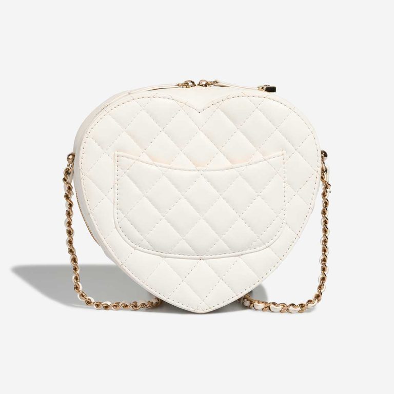 Chanel Timeless Heart Large Lamb White | Sell your designer bag