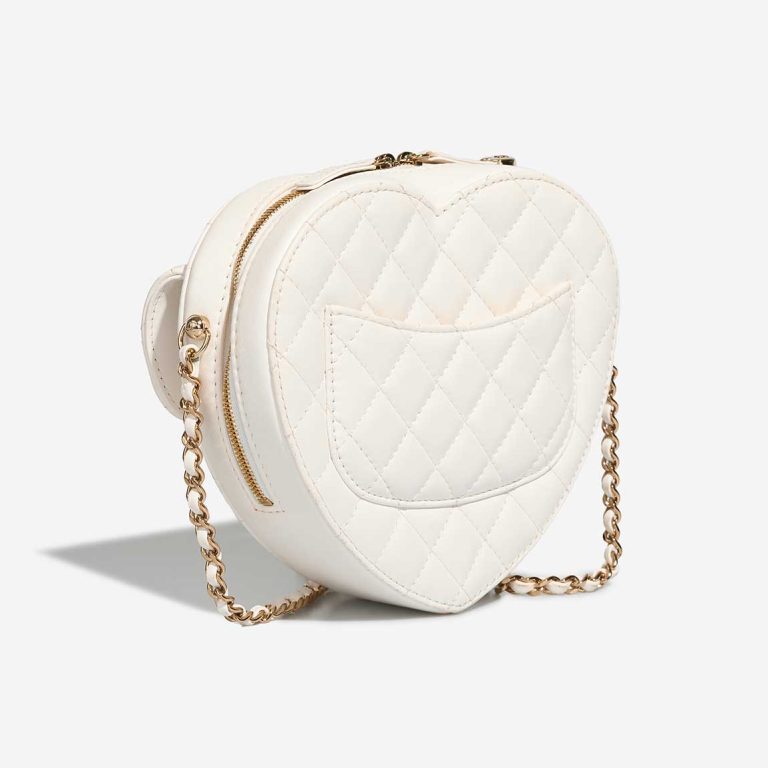 Chanel Timeless Heart Large Lamb White | Sell your designer bag