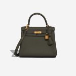 Hermès Kelly 25 Togo Vert de Gris Front | Sell your designer bag