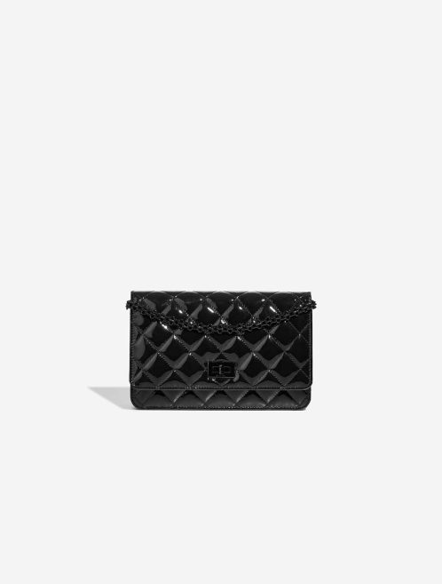 Chanel Wallet On Chain 2.55 Reissue Patent So Black Front | Vendez votre sac de créateur