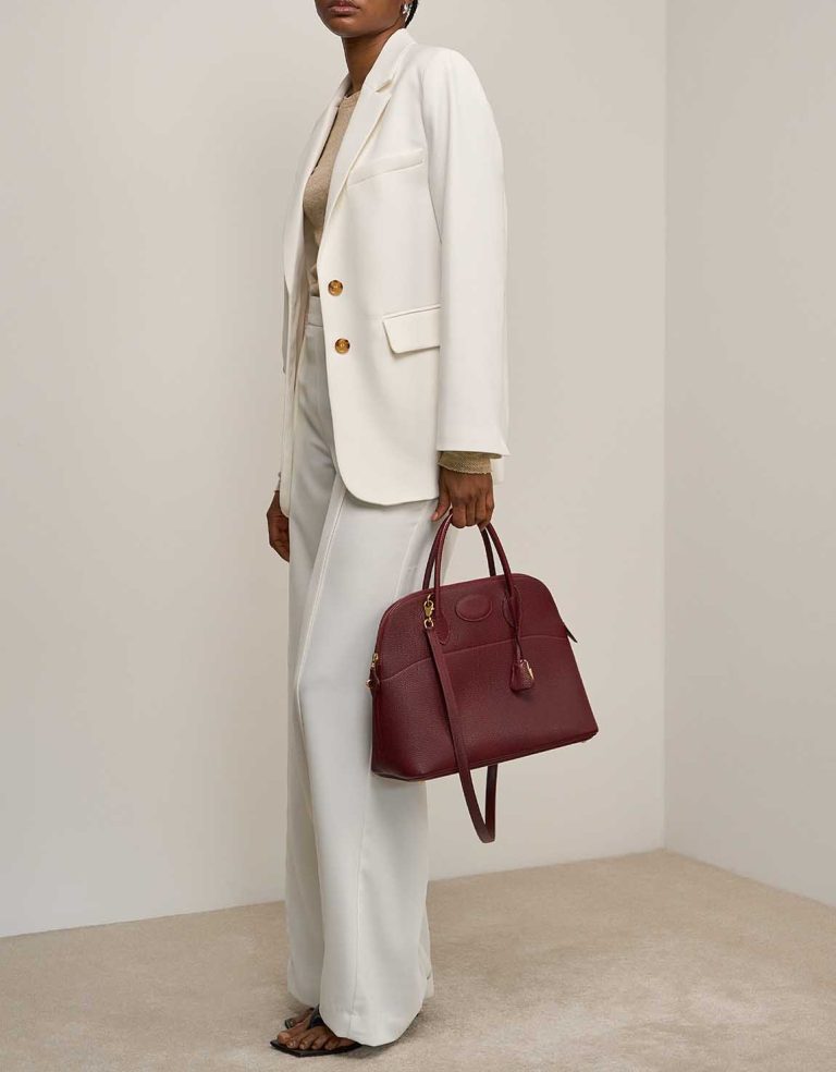 Hermès Bolide 35 Vache Fjord Rouge H Front | Sell your designer bag