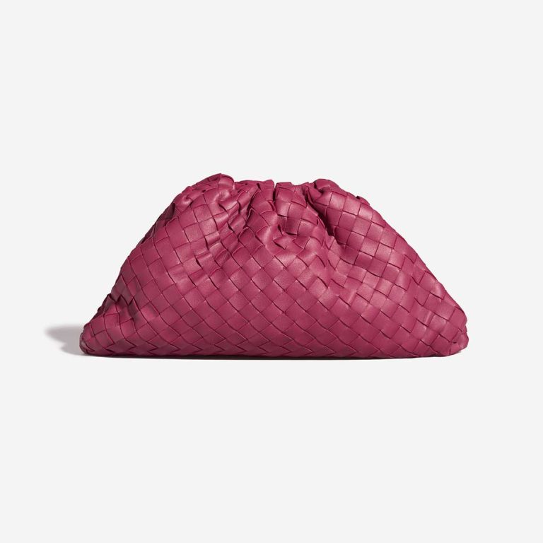 Bottega Veneta Pouch Lamb Burgundy Front | Sell your designer bag