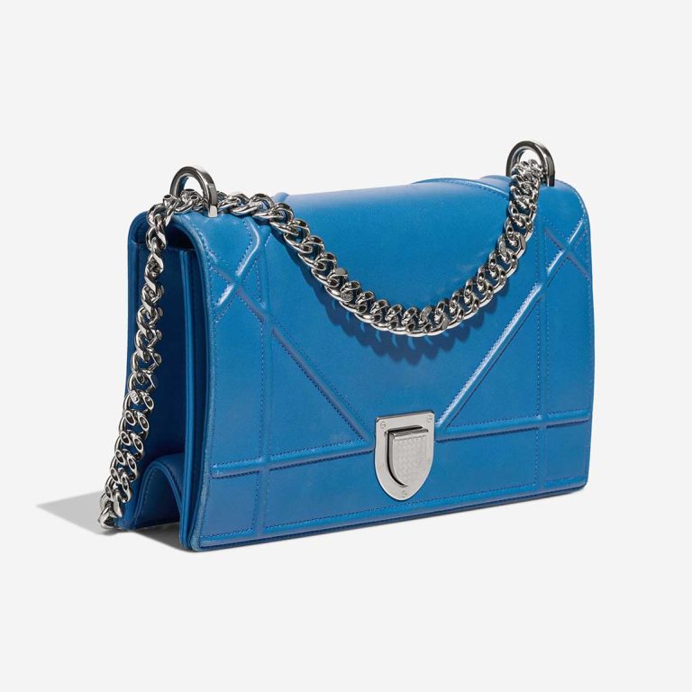 Dior Diorama Medium Veau Bleu | Vendre votre sac de créateur