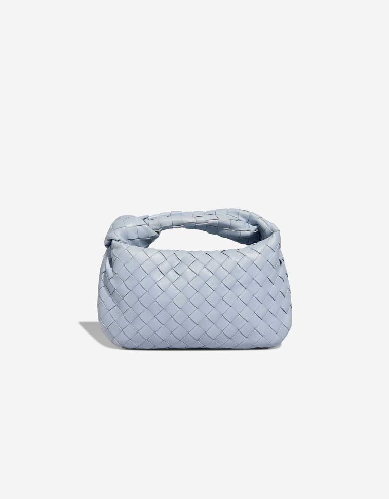 Bottega Veneta Jodie Mini Lamb Light Blue Front | Sell your designer bag