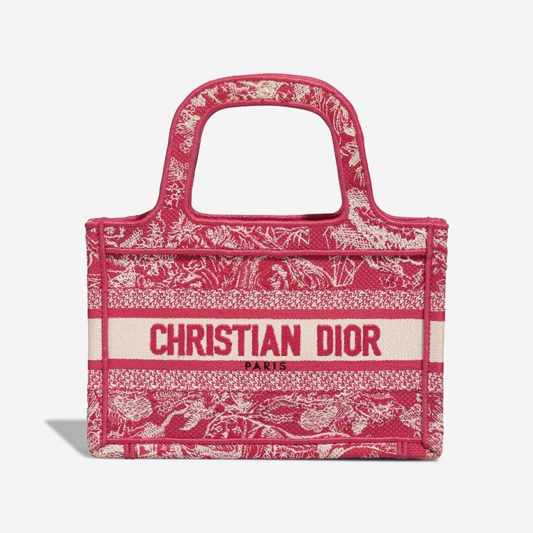 Dior Book Tote Mini Canvas Red / White Front | Sell your designer bag